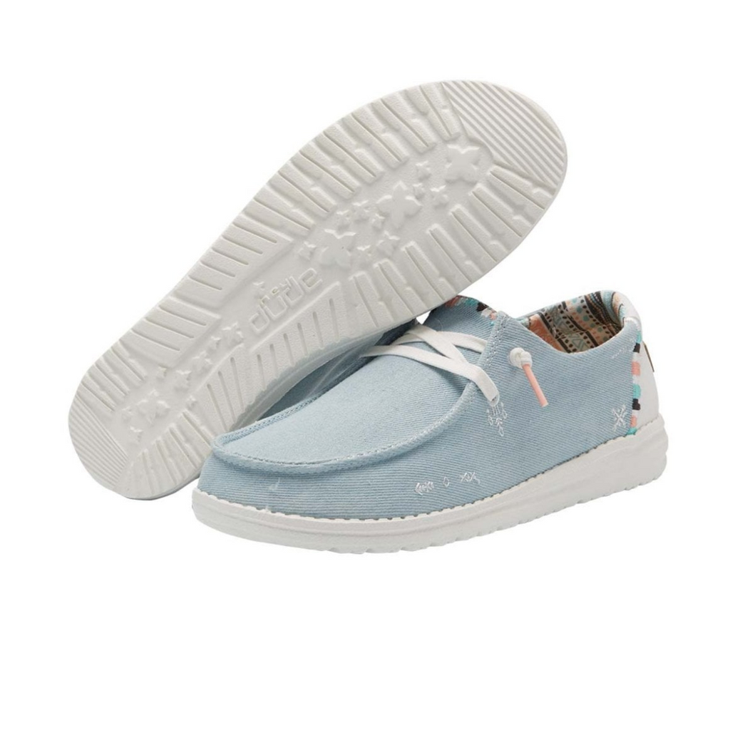 Moccasin Wendy Boho Denim Hey Dude