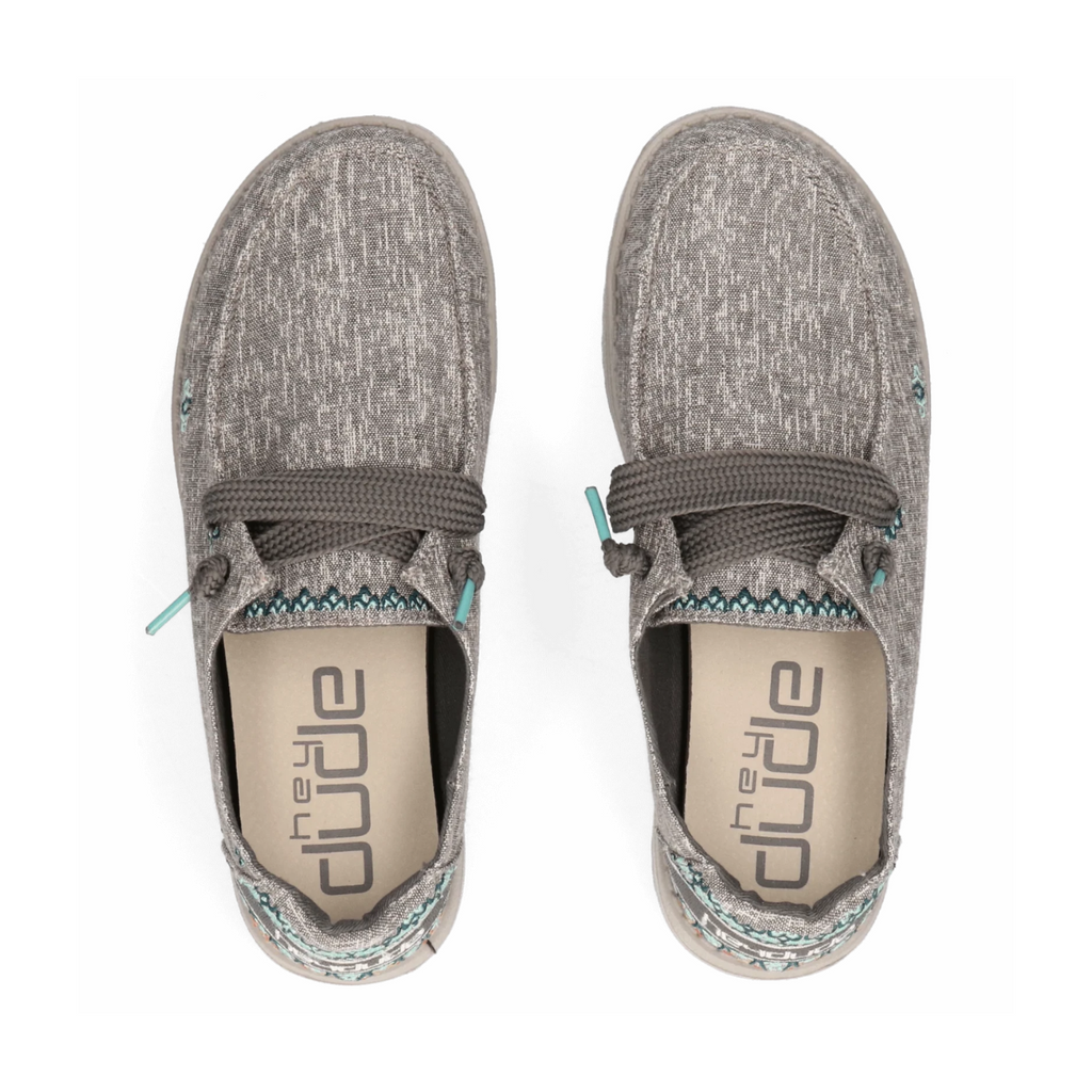 Mocassin Wendy Flora Cinza Hey Dude