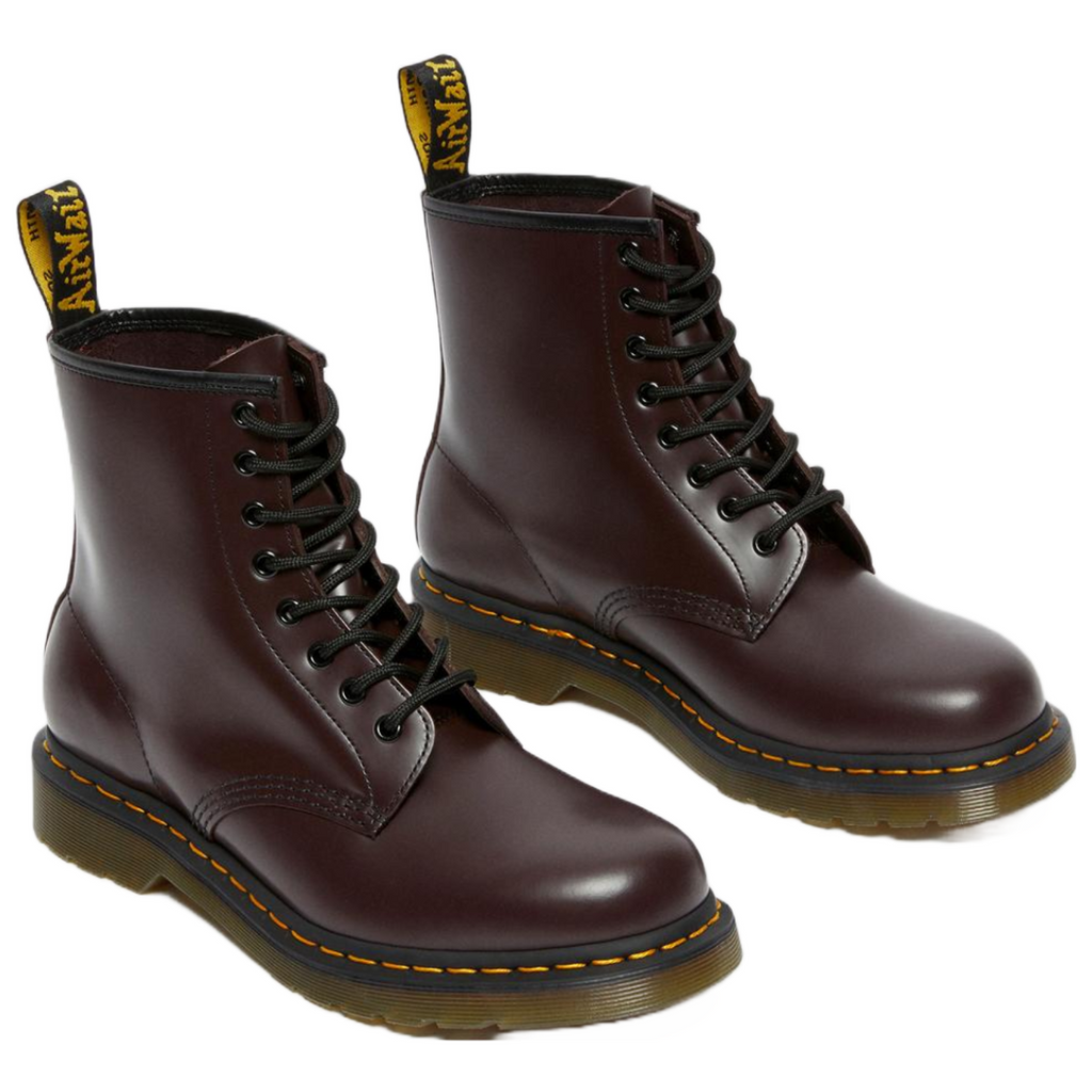 Bota de mulher Dr. Martens 1460 em Burgundy