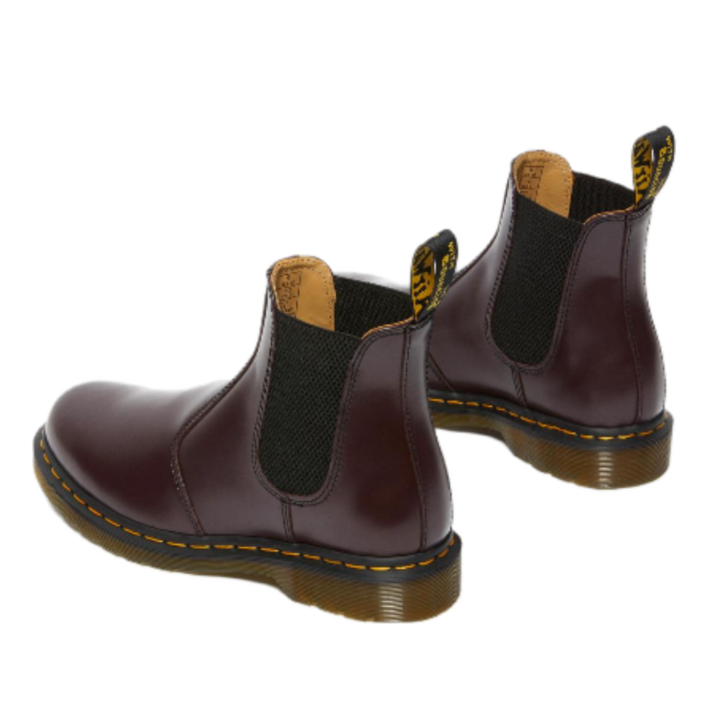 Botim de homem Dr. Martens Chelsea 2976 YS Bordô