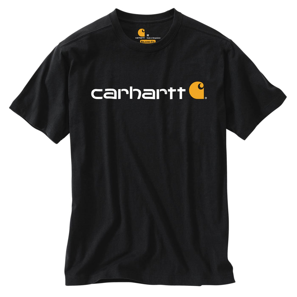 T-Shirt Coro Logo Carhartt Preta