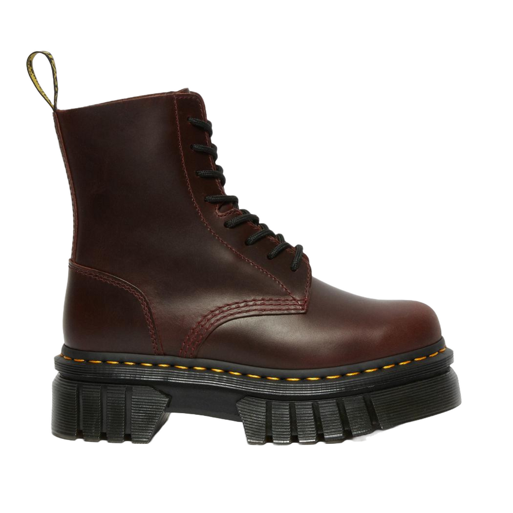 Dr. Martens Audrick Charro Brando Women's Platform Boots in Red