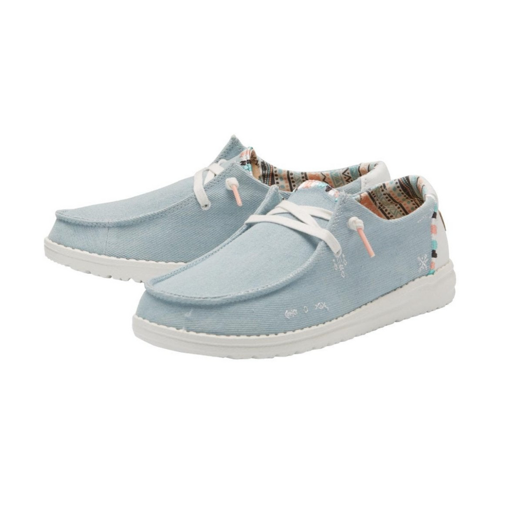 Moccasin Wendy Boho Denim Hey Dude