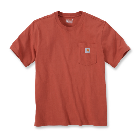 T-Shirt Workw c/bolso Carhartt Laranja