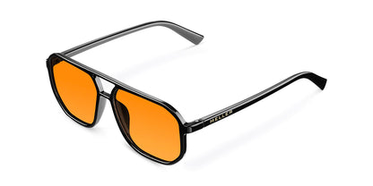 Óculos de sol Sanyu Black Orange Meller